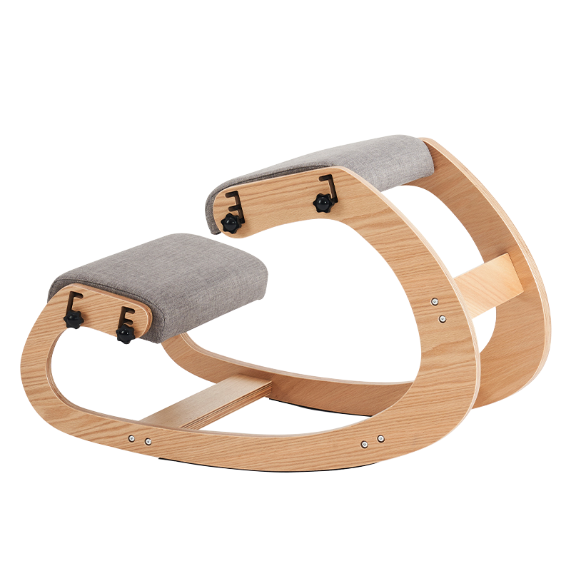 صندلی اداری زانودار با روکش خاکستری (Y-C33)