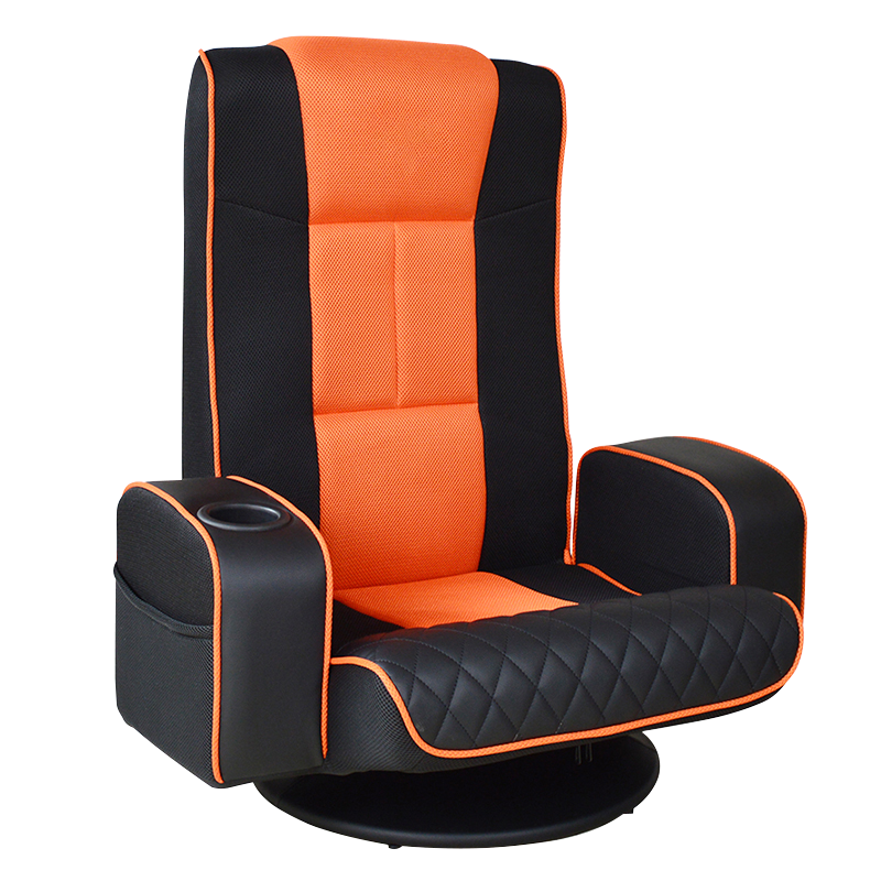 صندلی بازی کف مشبک قابل تنظیم با نگهدارنده فنجان (S-0107b)