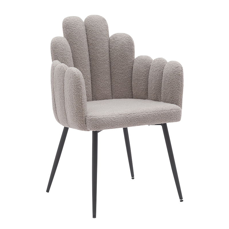 صندلی ناهار خوری پایه فلزی خاکستری مشکی (Y-C14)