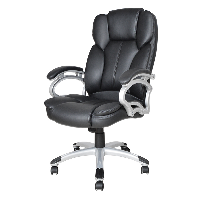 صندلی اداری اداری (Y-2825) بالشتک ثابت پشت بلند مشکی