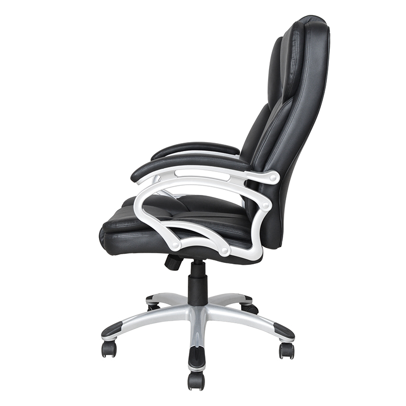 صندلی اداری اداری (Y-2825) بالشتک ثابت پشت بلند مشکی