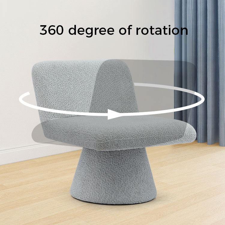 صندلی اتاق نشیمن پارچه ای اتاق نشیمن صندلی کاناپه تک نفره (GY-642) با روکش مدرن با روکش گردان