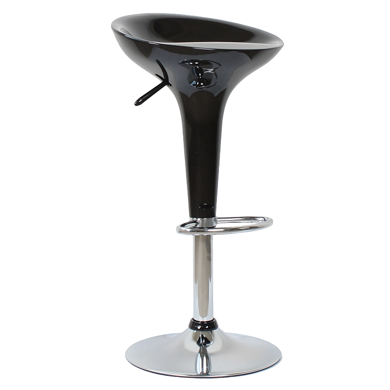 صندلی چهارپایه آسانسور چرخشی پلاستیکی مشکی ABS (GY-901)