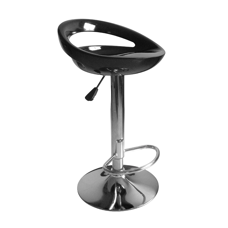 صندلی چهارپایه آسانسور چرخشی پلاستیکی ABS مشکی (GY-914)